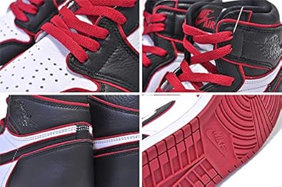 Air Jordan 1 ブラック/レッド ハイカット エア ジョーダン 1 NIKE AIR JORDAN MID (GS) black/fire red